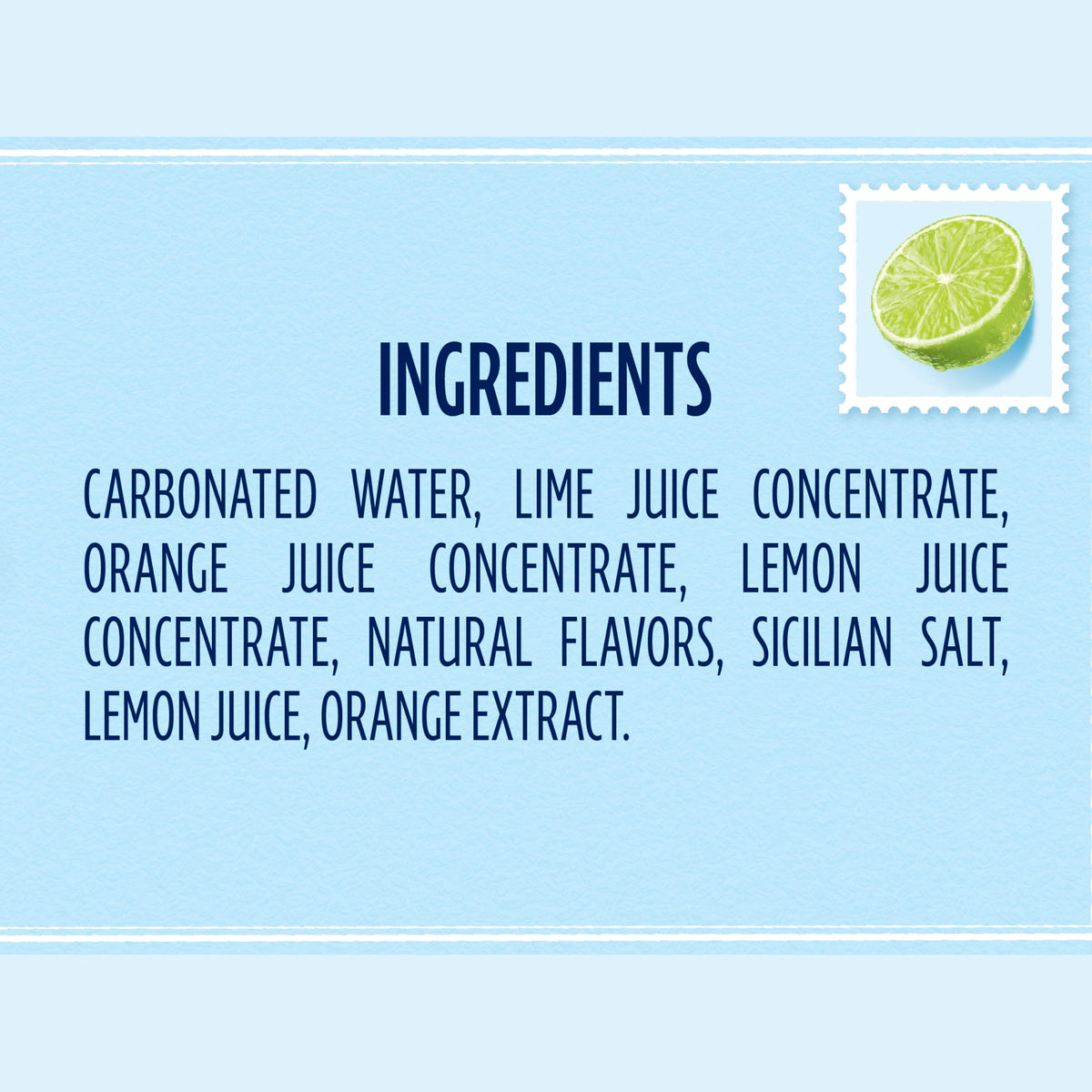 Lime Sparkling Water 24 Pack T1850