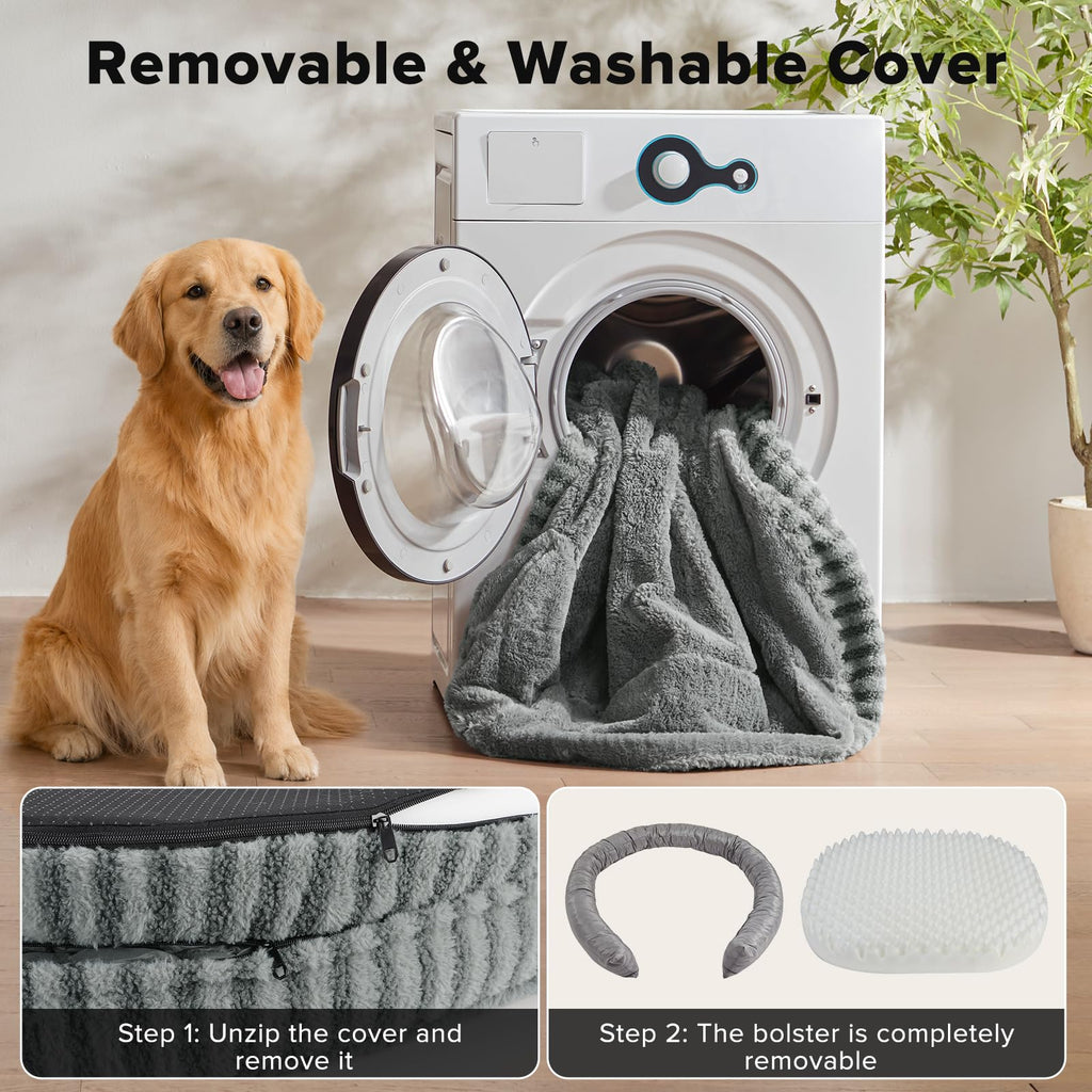 Washable 42" Orthopedic Dog Bed Q9514