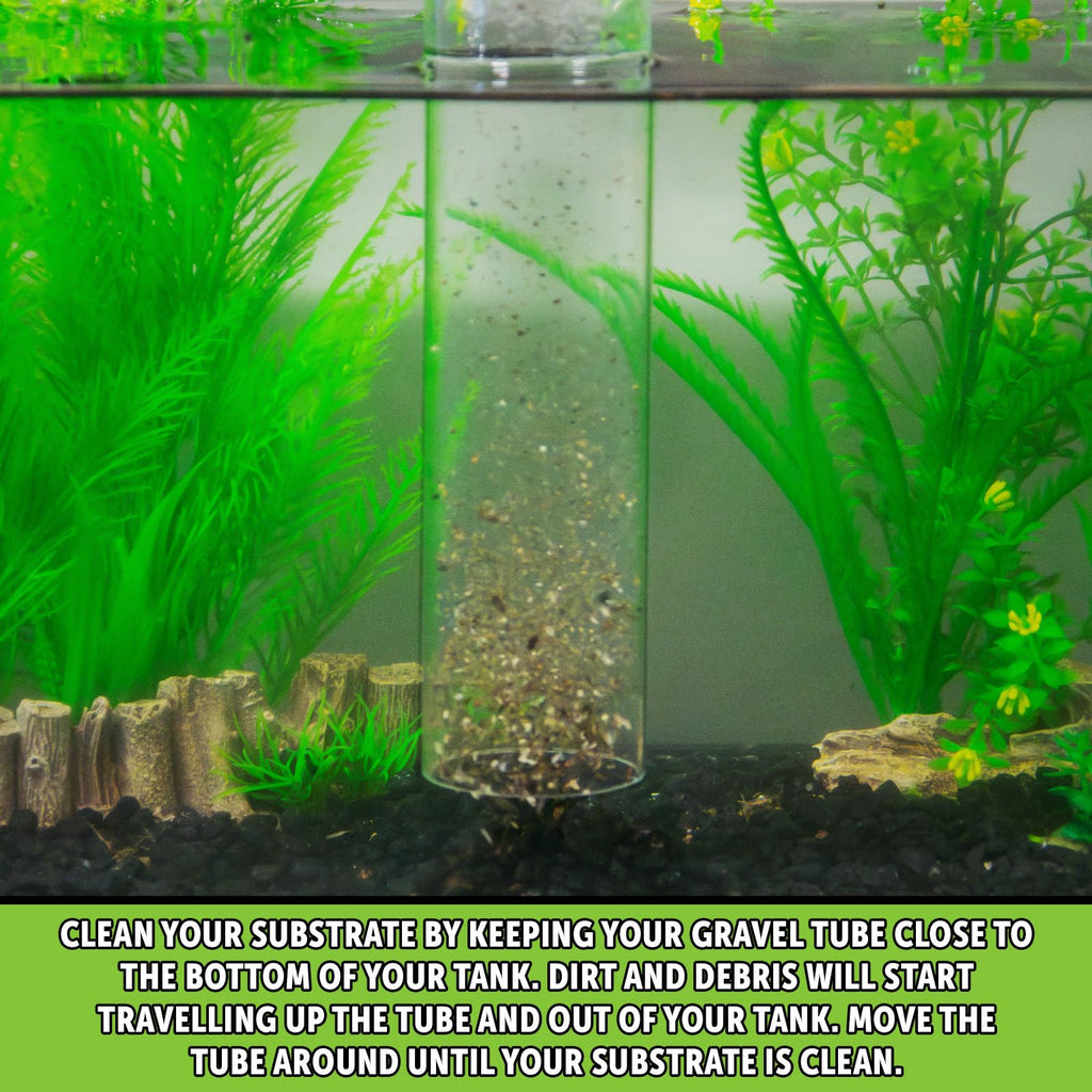 Aquarium Maintenance System, Gravel Cleaner and Water Changer, 25 Foot D53926
