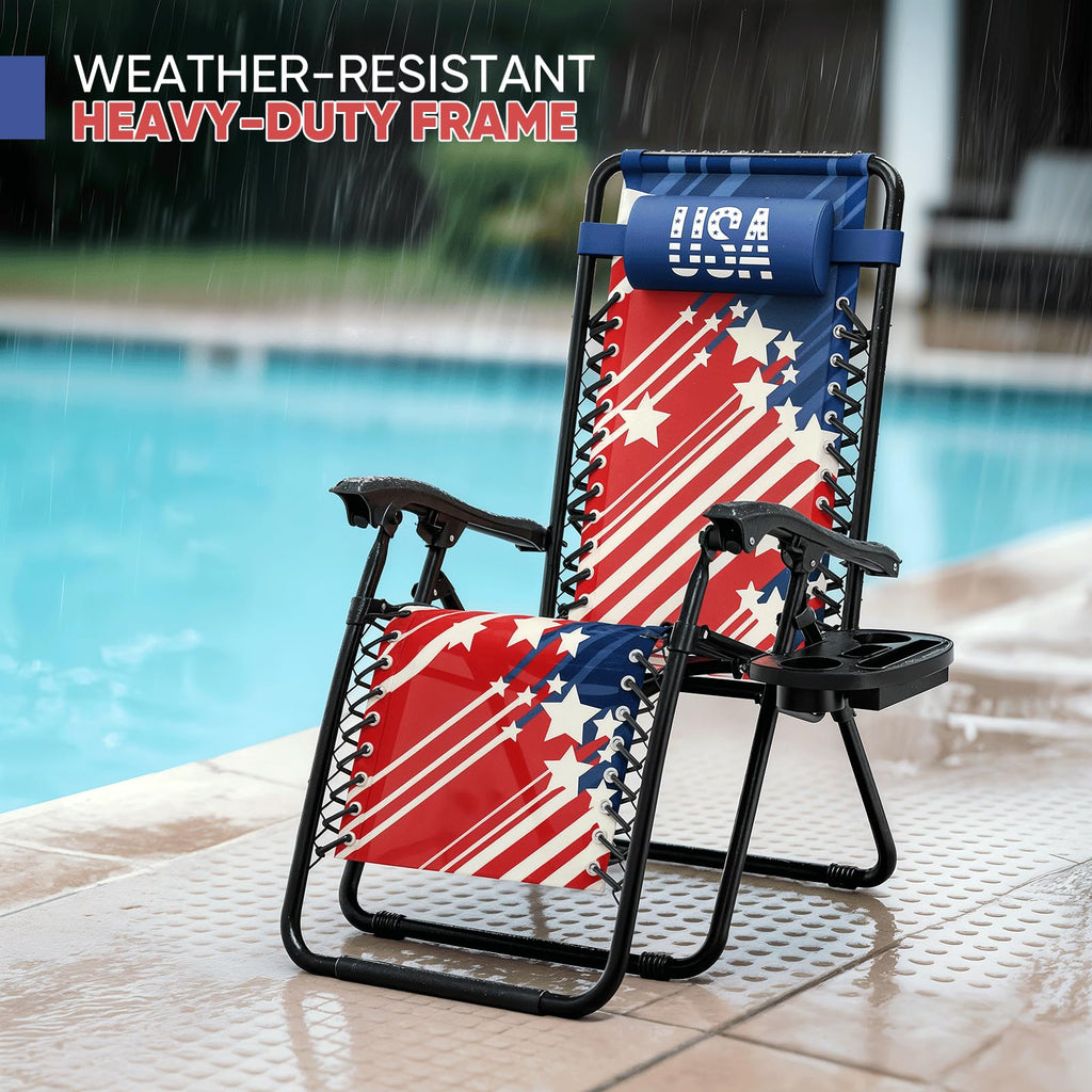 Zero Gravity Reclining Camping Chairs 2 Pack G6173