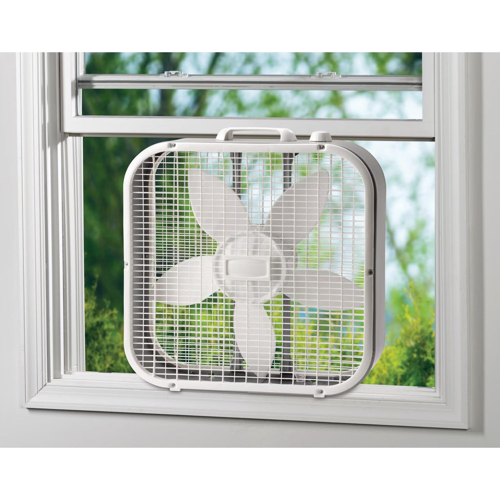 20 Inch 3 Speed White Box Fan Z446194