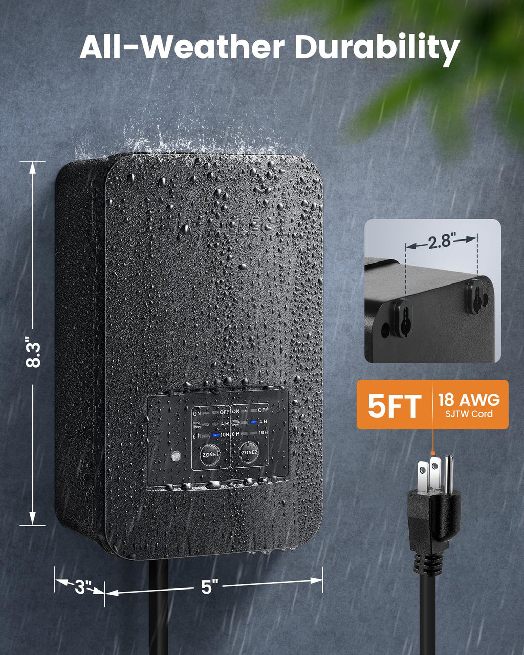 200W Low Voltage Landscape Transformer H45151