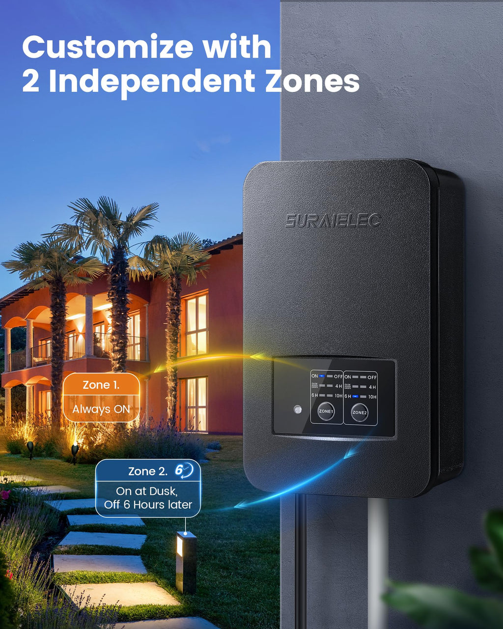 200W Low Voltage Landscape Transformer H45151